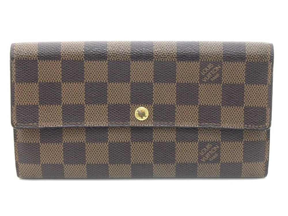 LOUIS VUITTON Portefeuille Sarah Long Wallet Damier